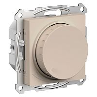 ATLASDESIGN СВЕТОРЕГУЛЯТОР (диммер) повор-нажим, LED, RC, 400Вт, мех., АКВАМАРИН | код ATN001223 | Systeme Electric