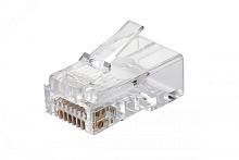 Вилка RJ45 Q-PLUG кат. 5e UTP для полевой установки без цвета уп. 50 шт | код 13A-U5-11WT | Eurolan