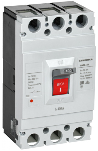 Выкл. авт. ВА66-37 3Р 400А 35кА GENERICA | код SAV40-3-0400-G | GENERICA by IEK Выкл. авт. ВА66-37 3Р 400А 35кА GENERICA | код SAV40-3-0400-G | GENERICA by IEK