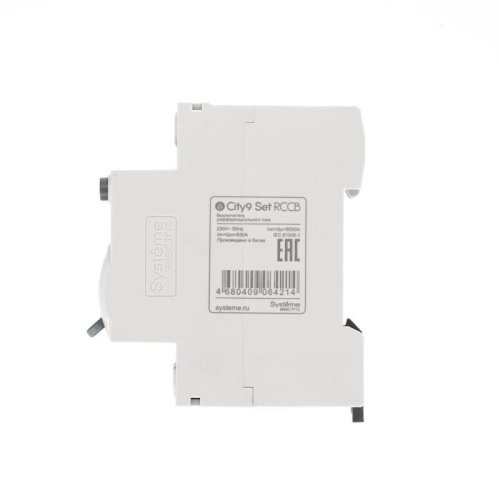 City9 Set Выключатель дифференциального тока (ВДТ) 40А 2P 100мА A-S 230В | код C9R76240 | Systeme Electric фото 2