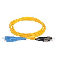 Патч-корд оптический (SM), 9/125 (OS2), SC/UPC-FC/UPC, (Duplex), 3 мм, LSZH, 15 м | код 50-2857-3 | REXANT