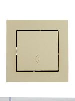 Переключатель проходной 1-кл. СП Vesna механизм титан LEZARD 742-3788-105