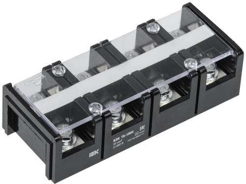 Блок зажимов наборный БЗН ТС-1004 35мм2 100A 4 пары | код YZN42-04-035-K02 | IEK Блок зажимов наборный БЗН ТС-1004 35мм2 100A 4 пары | код YZN42-04-035-K02 | IEK
