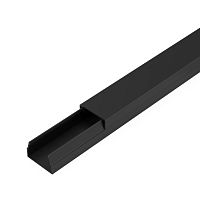 Кабель-канал черный 2-й замок в п/э 15х10 мм (144 м/уп) Промрукав | код PR03.0209 | ПРОМРУКАВ