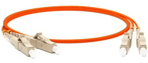 Патч-корд волоконно-оптический (шнур) MM 50/125 ST-LC duple* LSZH 10 м | код 35162 | Hyperline