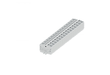 254333 Клемма TB 2-2 проходная фронт. подключение с крепеж. фланцами, сеч. 2.5мм2, светл-серая, шт | код 254333 | SUPU