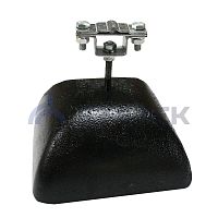 Держатель полоса/пруток для плоской кровли, оцинк. с бетоном 3.5 кг | код 71975 | ЕЗЕТЕК