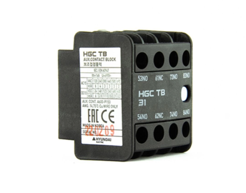 Блок вспомогательных контактов фронтальный HGC TB 13NS (для HGC9-100, UMC9-100, HGR) | код 13.01.01.000683 | HYUNDAI
