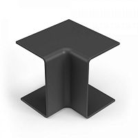 Внутренний угол 25х25 черный (4 шт/комп) Промрукав | код PR08.12898 | ПРОМРУКАВ