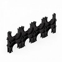 Кластер для двустенных труб d40 мм, четверной, двухсторонний (70 шт/кор) Промрукав | код PR13.02586 | ПРОМРУКАВ