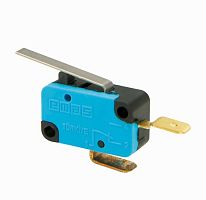 Микро-выключатель 10 A, 250 V AC с лапкой | код MK1KIM21 | EMAS