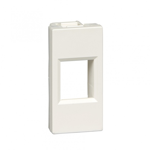 Накладка 45x22 для модулей RJ белая RAL9010 | код. RIN-145-BE | Systeme Electric Накладка 45x22 для модулей RJ белая RAL9010 | код. RIN-145-BE | Systeme Electric