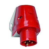 Вилка настенная 16A 4p 400V 6h IP44 Quick Connect 90х87 Bals | код 24392 | Bals