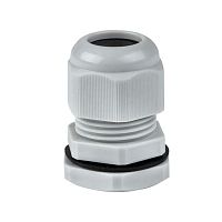 Сальник PG16 IP54 (20 шт) d отв, 21 мм / d провод, 10-14 мм PROxima | код plc-pg-16-r | EKF