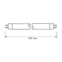 Лампа люминесцентная FT5-28W/54 28Вт T5 6500К G5 Camelion 3335