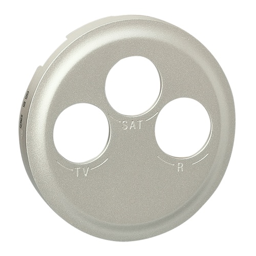 Лицевая панель - Программа Celiane - TV-FM-SAT розетки Кат. № 0 673 88/89 - титан | код 068585 | Legrand