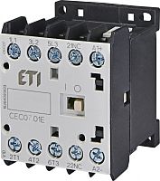 Контактор миниатюрный CEC 07.01 24V DC (7A, 3kW, AC3) | код 004641101 | ETI