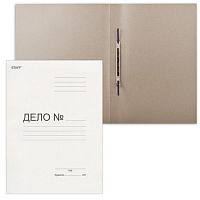 Скоросшиватель картонный STAFF, гарантированная плотность 220 г/м2, до 200 л., 124875 | код 124875 | STAFF