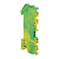 Клеммная колодка пружинная 1.5 Push-in 4 вывода земля | код PIT-1,5-4-pe | EKF