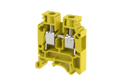 Клемма проходная винтовая 10 мм2, на 2 подключения, желтая KUT10N-Y | код 1105010004 | Elmex Клемма проходная винтовая 10 мм2, на 2 подключения, желтая KUT10N-Y | код 1105010004 | Elmex