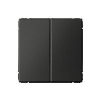 Переключатель 2-кл. ArtGallery (сх. 6/2) 10AX механизм базальт | код GAL001465 | Systeme Electric