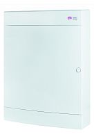 Щит пласт. наружн. исп. ECT 3x18PO MEDIA-MOD (DIN_18 мод., 8xRJ, роз. 230V, белые дверцы) | код 001101315 | ETI