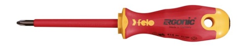 Отвертка диэлектрическая Ergonic крестовая PH 1X80 | код 41410290 | FELO