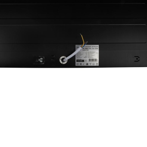 Светильник светодиодный ДВО PPL 588/G OPAL 40Вт 6500К IP40 588х588х25мм BLACK Грильято Pro JazzWay 5062047 фото 6