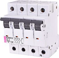 Автоматический выключатель ETIMAT 10 3p+N C 1А (10 kA) | код 002136704 | ETI