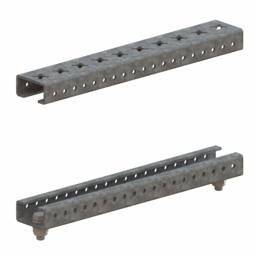 Комплект реек для установки главной шинной системы, 275мм | код 307622 | КЭАЗ Комплект реек для установки главной шинной системы, 275мм | код 307622 | КЭАЗ