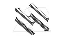 Комплект профилей для соединения рам щита NEO по глубине 800мм, RAL7035, 4шт. | код 620-800 | Tekpan