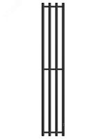 Полотенцесушитель электрический X-4 neo 120/18 с диммером цвет черный матовый | код 4657801240614 | ДВИН
