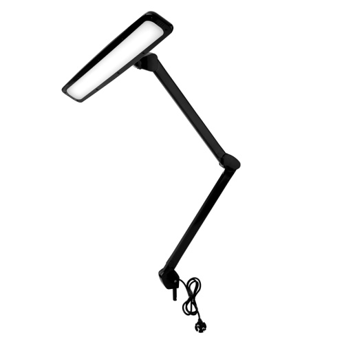 Лампа настольная бестеневая REXANT, струбцина, ECO light , 84 SMD LED, сенсорный диммер, черная | код 31-0411 | REXANT