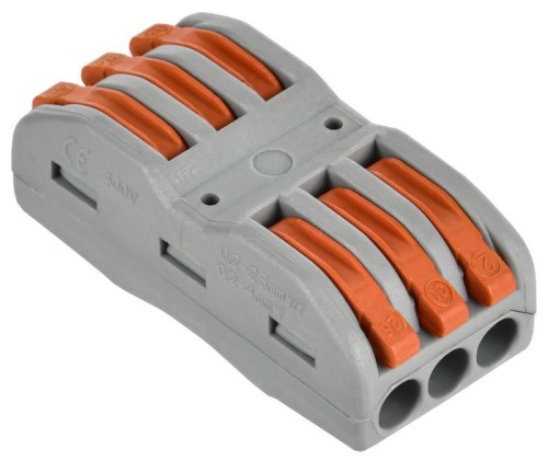 Клемма строительно-монтажная СМК 222-4133 | код UKZ20-4133-050 | IEK Клемма строительно-монтажная СМК 222-4133 | код UKZ20-4133-050 | IEK