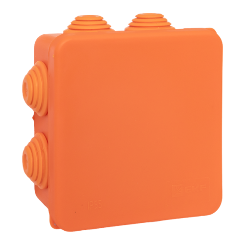 Коробка огнестойкая E45 85х85х40мм с клеммниками 6 полюсов 0,5-10мм2 IP55 HF EKF | код plc-kmfr-85-610 | EKF фото 2