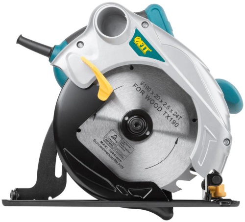 Пила дисковая 1300Вт 4700об/мин 190/20мм железная опора FIT 80405 фото 9