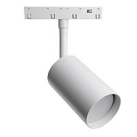 Светильник трековый магнитный на шинопровод ДПО GU10 без лампы IP40 белый | код 48724 | Feron