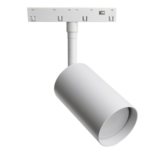 Светильник трековый магнитный на шинопровод ДПО GU10 без лампы IP40 белый | код 48724 | Feron