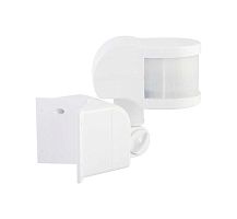 Датчик движения, настенный/угловой, DD-06, 270, 10-420с, 12м, 1200Вт, IP44, белый, 25828 5, duwi | код 25828 5 | Duwi