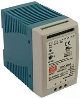 Источник питания AC-DC с функцией UPS, 100Вт, вход 90...264В АС/127...370В DC, выход 1: 27.6В/0…3.5 (2.25 ном.) А, выход зарядного устройства 27.6В/1.25А, изоляция 3000В АС, в корпусе 55х90х100мм, -30...+70С | код DRC-100B | MeanWell