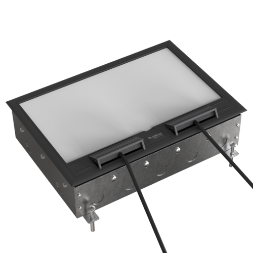 MultiDesk Люк на 24 модулей IP40 для бетонных полов с монтажной коробкой, тип MDK10 | код MDK10224 | Systeme Electric фото 5 MultiDesk Люк на 24 модулей IP40 для бетонных полов с монтажной коробкой, тип MDK10 | код MDK10224 | Systeme Electric фото 5