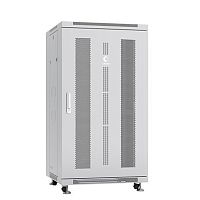 Cabeus ND-05C-22U60/60 Шкаф монтажный телекоммуникационный 19 напольный для распределительного и серверного оборудования 22U 600x600x1166mm (ШхГхВ) передняя и задняя перфорированные двери, ручка с замком, цвет серый (RAL 7035) | код 7657c |