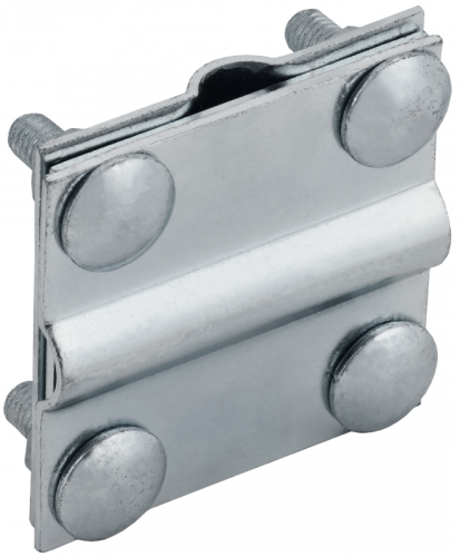 Заж. крес. с раз. пол./пр.-пол./пр. 40/12мм оц сталь HDZ IEK | код ZCC18-14-1-12-40 | IEK