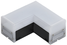 Светильник LED L-образн. 1010 8Вт 6500К 117х117мм чер. IEK | код LT-LDCK-L-1010-08-65-K02 | IEK