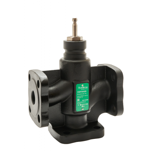 Клапан регулирующий 3-ход разд фланц PN16 DN25 7,5м?/ч -20…+130°С | код VGFD025 | Systeme Electric