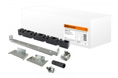 Изолятор шинный плоский универсальный ИШПу 4П TDM (комплект) | код SQ0807-0101 | TDM Изолятор шинный плоский универсальный ИШПу 4П TDM (комплект) | код SQ0807-0101 | TDM