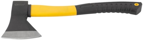 Топор кованая усиленная сталь, усиленная фиберглассовая ручка 600 гр | код 46206 | FIT фото 4