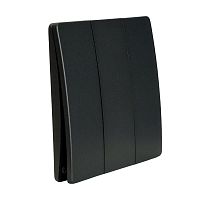 Выключатель дистанционного управления трехклавишный 7мВт IP65 TM93 графит FERON 51025