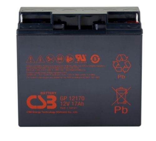CSB GP12170 Аккумуляторная батарея для ИБП, напряжение: 12В, ёмкость: 18Ач, клеммы типа: B3, Размеры ДШВ: 181х76,2х167мм, вес: 5,5кг. Срок службы: 5 лет. | код CSB GP12170 | CSB CSB GP12170 Аккумуляторная батарея для ИБП, напряжение: 12В, ёмкость: 18Ач, клеммы типа: B3, Размеры ДШВ: 181х76,2х167мм, вес: 5,5кг. Срок службы: 5 лет. | код CSB GP12170 | CSB