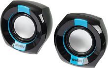Колонки Sven 150 2.0 черный/синий 5Вт | код 332654 | SVEN